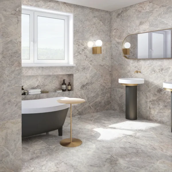 Espetacular ambiente com azulejo grande