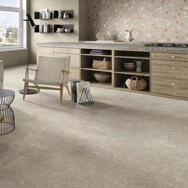 Terrazo azulejo impresionante para una sala de jantar refinada