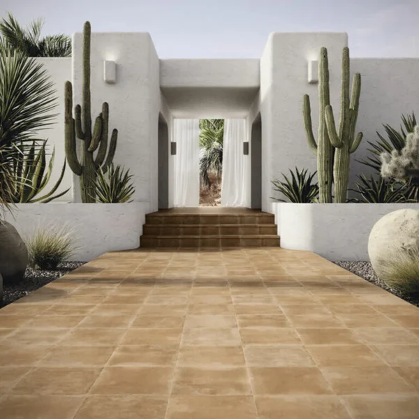 imagem de azulejos 30x30 com efeito de desgastado para criar um precioso estilo rústico.