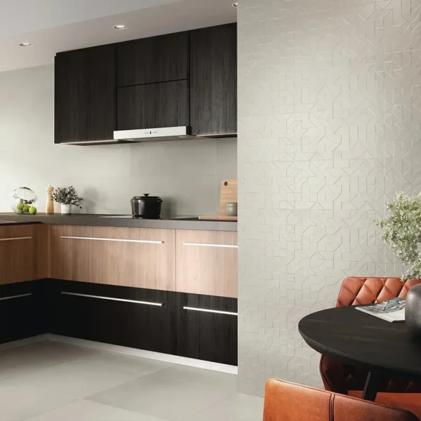 Bonito azulejo acetinado para cozinha