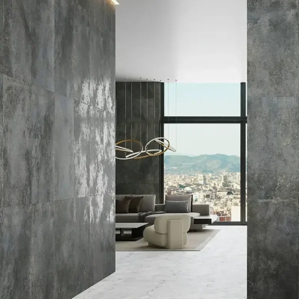 Azulejo acetinado com estilo moderno e elegante