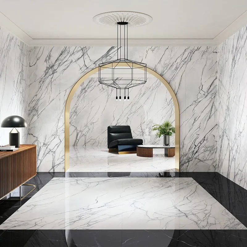 Espetacular azulejo preto e branco elegante