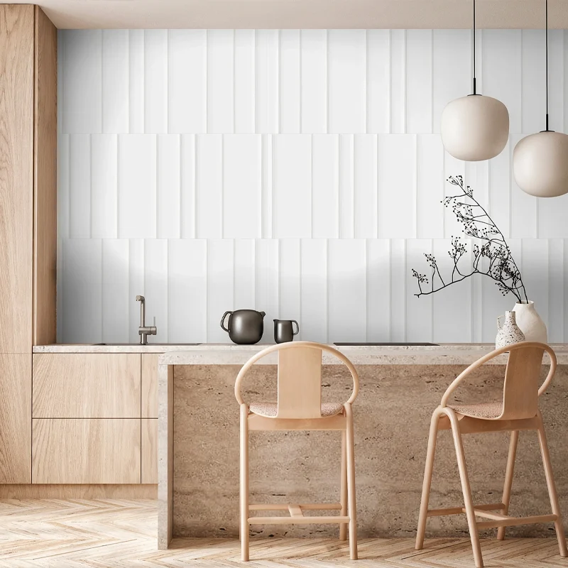 Ambiente lindo com azulejo branco para parede