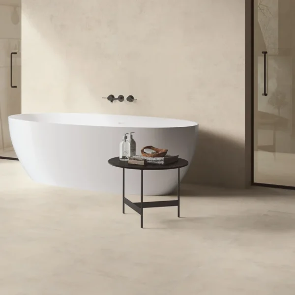 espetacular acabamento de um azulejo retificado num ambiente minimalista e espaçoso